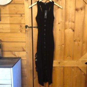 NWT Lulus Button down MIDI Dress